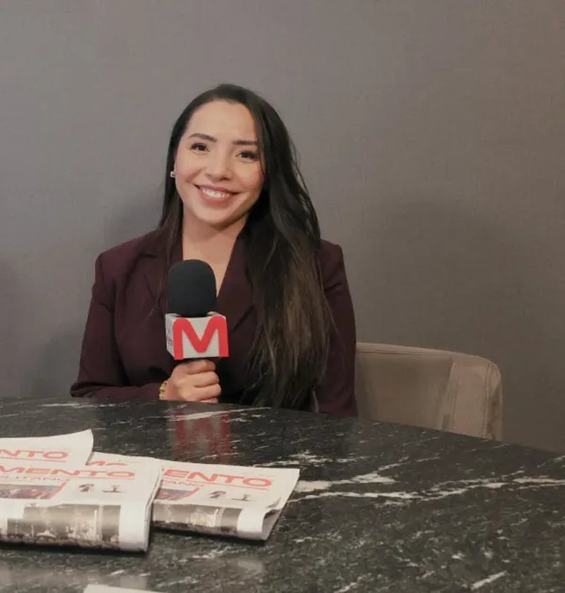 Arleth Grimaldo en entrevista