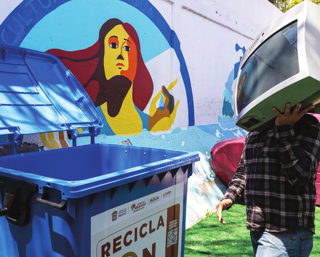 Contenedores de reciclaje